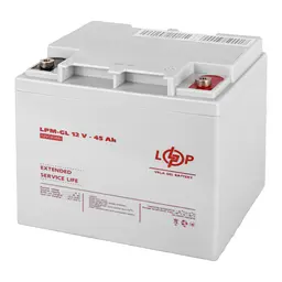 Аккумулятор гелевий LPM-GL 12V - 45 Ah