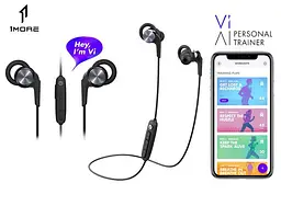 Навушники 1MORE E1018BT iBFree Sport Vi React Wireless Mic Black (E1018-PLUS) - мініатюра 3