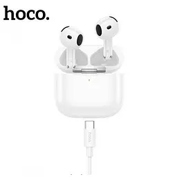 Навушники бездротові Bluetooth Hoco EW95 вкладки True wireless stereo headset Білі - мініатюра 3