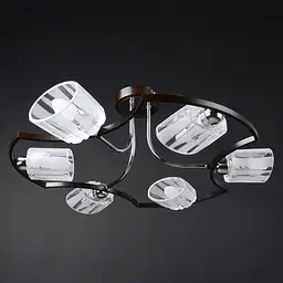 Люстра стельова Brille E14 40W CH (LK-282C/6) - мініатюра 4