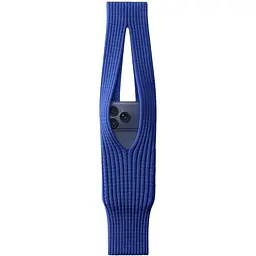 В'язана сумка Pleated Pocket для iPhone (Size S) Blue