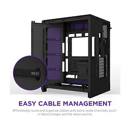 Корпус для ПК NZXT H9 Flow Dual-Chamber All Black (CM-H92FB-01) - мініатюра 9