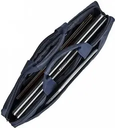 Сумка для Notebook RivaCase 8035 (Тем.синя, 410x290x55mm для ноутбуків 15.6") - мініатюра 3