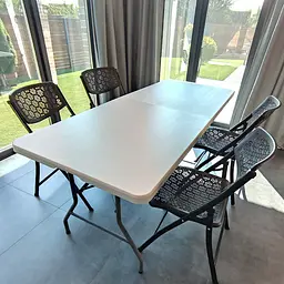 Складаний стіл 182x74x74см SW-00001605 Білий