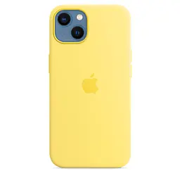 Чохол Silicone Case з MagSafe для Apple iPhone 13 (6.1) (Lemon Zest) ААА [69876] - мініатюра 7