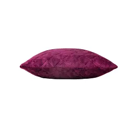 Подушка декоративная ТЕП VELOUR 40x40 см бордовая - миниатюра 3