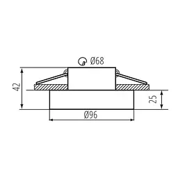 Точковий світильник Kanlux 35287 Eliceo GX5.3/GU10 1x10W IP20 - мініатюра 2