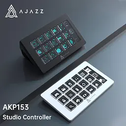 Стрім-консоль AJAZZ AKP153 / 15 клавіш / TFT-дисплей / Підтримка OBS та макросів / White - мініатюра 6