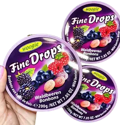Льодяники Woogie Fine Drops зі смаком лісових ягід 200г - мініатюра 4
