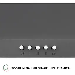 Витяжка купольна Perfelli K 6402 SG 850 LED - мініатюра 3