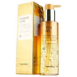 Гель для обличчя Tony Moly Intense Care Gold 24k Snail Cleansing з муцином равлика та золотом 190 мл - мініатюра 3