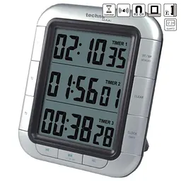 Таймер кухонний Technoline KT300 Magnetic Silver сріблястий (KT300) - мініатюра 3