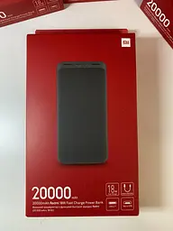 Акумулятор зовнішній Xiaomi Redmi powerBank 20000 mAh 18w - мініатюра 3