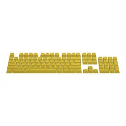 Набір кейкапів HATOR First Ukrainian PBT Keycaps Yellow (HTS-139) - мініатюра 2