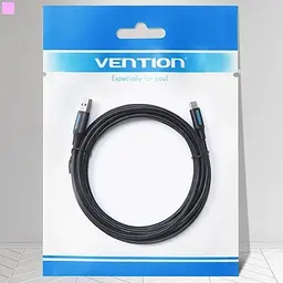 Кабель Vention USB to Type-C 3A Quick Charge 0.5 м Black (COKBD) - мініатюра 5