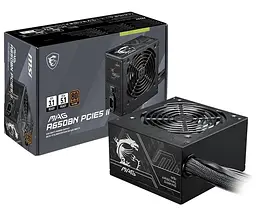 Блок живлення MSI MAG 650W PCIE5 80+ Bronze (MAG A650BN PCIE5 II) Black - мініатюра 4