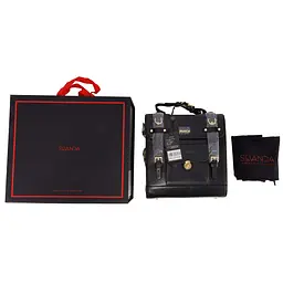 Сумка-трансформер для зберігання секс-іграшок LOCKINK Detachable JK Bag, чорна, ПВХ - мініатюра 4