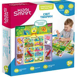 Електронна логічна гра Kiddi Smart Вікторина Світ тварин S2 (157-A-0011-UA)