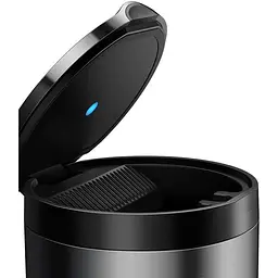Попільничка для авто BASEUS Premium Car Ashtray CRYHG01-01 чорна з підсвіткою - мініатюра 2