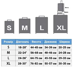 Захисний чохол для валізи XiaomiUi Abstraction size S for suitcase 18-20 - мініатюра 2