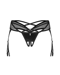 Стрінги Obsessive Dominna otwarte 2XL/3XL (чорний) - мініатюра 4