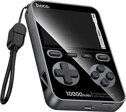 Портативний акумулятор з ігровою консоллю Hoco Q47 Shine 20W 10000mAh metal grey - мініатюра 3