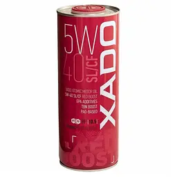Автомобільна моторна олива XADO Red Boost 5W-40 1л