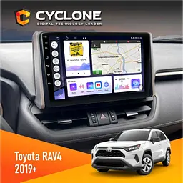 Штатна магнітола Toyota RAV4 2019+ Cyclone C10-011 4x64, DSP Cyclone (НФ-00005319)