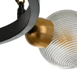 Люстра Brille молекула підвісна E14 40W BK (BL-957S/6) - мініатюра 7