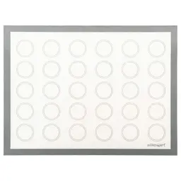 Кондитерський килимок Silikomart серія "Silikon Mats" для макаронс 30x40 см (FIBERGLASS 30x40 MACARON)