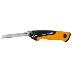 Пила універсальна складана 2 полотна (метал, дерево) Fiskars Pro PowerTooth 150 мм 13/24 TPI 1062934