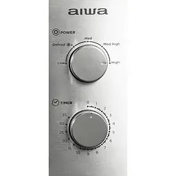 Мікрохвильова піч AIWA NAMICOOK SILVER20 MW-200SL 20л/ 700Вт/ мех.управл../срібна - мініатюра 6