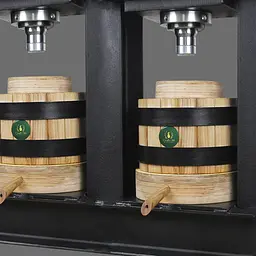 Гідравлічний маслопрес парний 50/50 тонн швелерний CraftOil з дерев'яною бочкою 3л - мініатюра 2