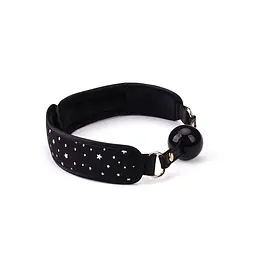 Набір Liebe Seele Stary Nights 7pcs Bondage Kit, фіксатори, нашийник з повідцем, кляп, флогер, маска - мініатюра 3