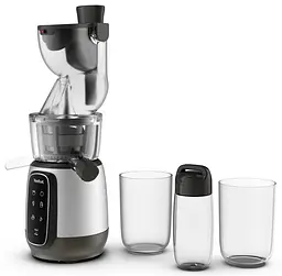 Соковитискач Tefal Ultra Juice шнековий 200 Вт сріблясто-чорний (ZC605D38) - мініатюра 4