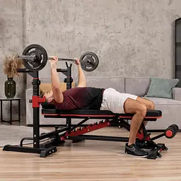 Лавка тренувальна Hop-Sport HS-2090HB із фіксатором для ніг - мініатюра 12