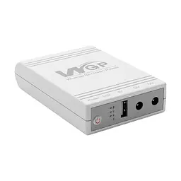 Джерело безперебійного живлення Mini UPS WGP UPS103A 10400mAh 5V/12V/12V, Li-ion 4*2.6Ah, для роутера та оптичного терміналу (42-00247) - мініатюра 3