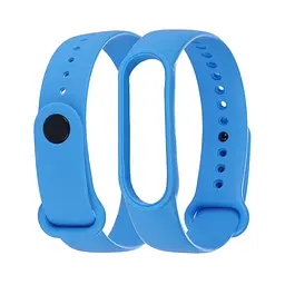 Ремінець силіконовий для Xiaomi Mi Band 5/6 колір 14 світло-блакитний