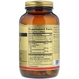 Риб'ячий Жир Solgar Omega-3 EPA, DHA 950 мг 100 желатинових капсул - мініатюра 2