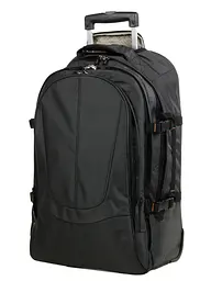 Дорожня сумка-рюкзак на колесах Airtex 560/3 64×41×25см M 42,6л Темно-сірий - мініатюра 3