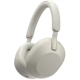 Навушники бездротові Sony WH-1000XM5 повнорозмірні (WH1000XM5S.CE7) сріблясті