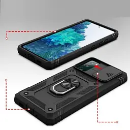 Панель BeCover Military для Samsung Galaxy S20 FE SM-G780 Black (705573) - мініатюра 4