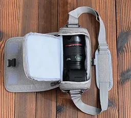 Сумка для фотоапарата Nikon Digital 21х16х25 см сірий ( IBF066S2 ) - мініатюра 4