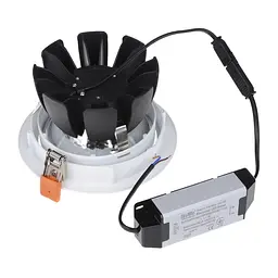 Світильник стельовий Brille LED-38/20W COB WW DL врізний (L126-025) - мініатюра 3