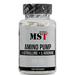 Передтренувальний комплекс MST Nutrition Amino Pump, 60 капсул
