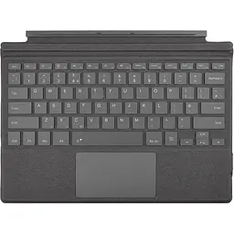 Клавіатура Rii Bluetooth Surface із сенсорною панеллю, сумісна з Surface Pro 7 Plus/7/6/5/4/3, 7-колірна підсвітка
