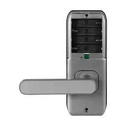 Замок біометричний автономний Trinix TRL-5406BTF Silver L/R з Bluetooth, зчитувачем відбитків пальців і карт Mifare (65-00089) - мініатюра 10
