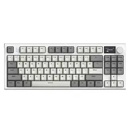 Клавіатура бездротова K86, Retro Grey, Bluetooth 5.0 / 2.4GHz USB / Type-C, механічна ( Attack Shark teh0028302
