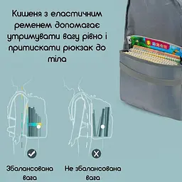 Рюкзак Tigernu T-B9030A 15.6 Grey - мініатюра 5