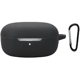 Чохол-накладка DK для Xiaomi Redmi Buds 6 Play Silicone Candy Friendly з карабіном (black)